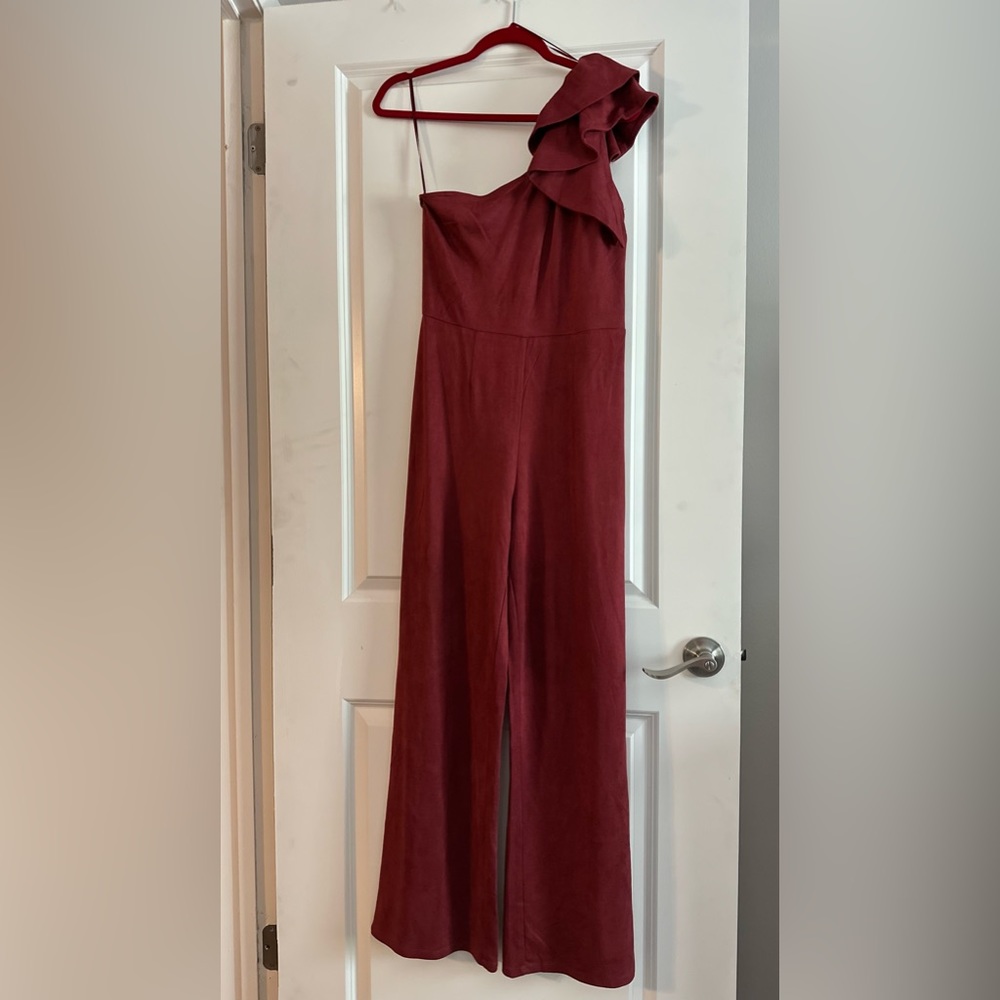 Burgundy Jumpsuit